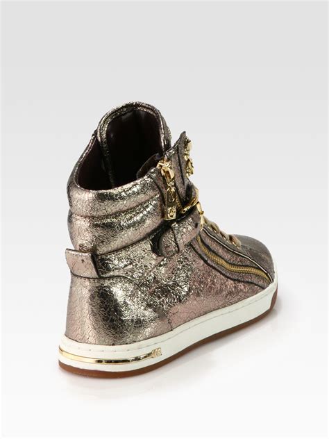 michael kors urban high-top sneakers|Michael Kors sneakers price.